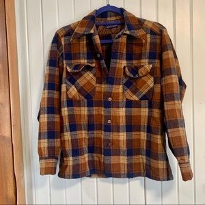Vintage Pendleton 100% Wool Flannel